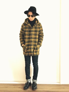 「MR.OLIVE(ミスターオリーブ)のアイテム(ダッフルコート)」を使った、TAKAさん(メンズ・175cm)の秋コーディネート