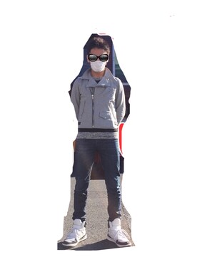 「Schott N.Y.C（ショット）のアイテム（ライダースジャケット、グレー系）」を使った、kenkenさん（メンズ・175cm）の冬コーディネート