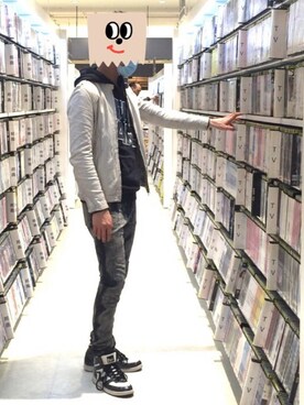 「TRIPP nyc（トリップニューヨークシティ）のアイテム（デニムパンツ、ブルー系）」を使った、kenkenさん（メンズ・175cm）の冬コーディネート