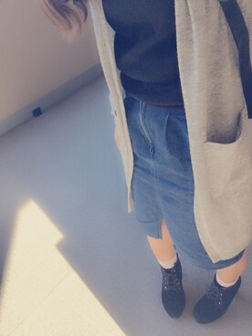 「Parks（パークス）のアイテム」を使った、hasumarin☺︎さん（レディース・152cm）の秋コーディネート