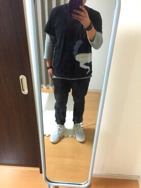 「D&G（ディーアンドジー）のアイテム（アクセサリー）」を使った、xBさん（メンズ・167cm）の春コーディネート