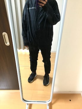 「アイテム（ジャージ）」を使った、xBさん（メンズ・167cm・30代）の秋コーディネート