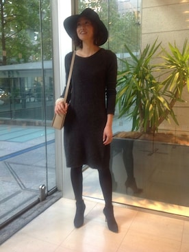 「KIJIMA TAKAYUKI」｜「アイテム（ワンピース/ドレス）」を使った、Tomoko.Kさん（レディース・163cm）の秋コーディネート