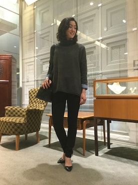 Tomoko.Kさん（レディース・163cm）の冬コーディネート