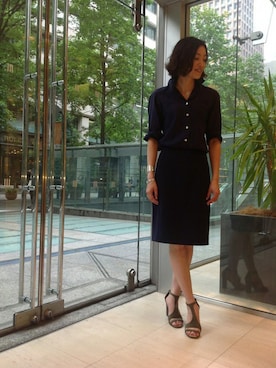 「アイテム（ブレスレット）」を使った、Tomoko.Kさん（レディース・163cm・30代）の夏コーディネート