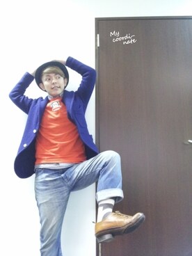 「HAVERSACK（ハバーザック）のアイテム（その他アウター）」を使った、kento21さんの春コーディネート