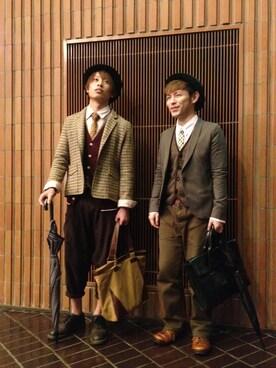 「LEMAIRE（ルメール）のアイテム（その他アウター）」を使った、kento21さんの春コーディネート