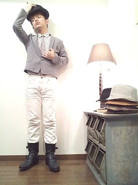 「TASS STANDARD（タススタンダード）のアイテム（その他アウター）」を使った、kento21さんの春コーディネート