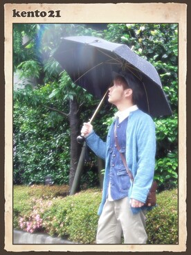「HAVERSACK（ハバーザック）のアイテム（その他アウター）」を使った、kento21さんの夏コーディネート