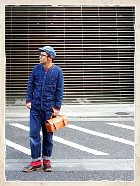 「HAVERSACK（ハバーザック）のアイテム（その他アウター）」を使った、kento21さんの春コーディネート