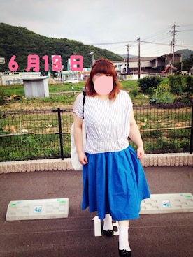 「I am I （アイアムアイ）のアイテム（シューズ）」を使った、maruさん（レディース・150cm）の夏コーディネート