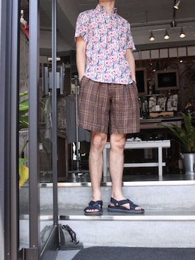 「SERO（セロ）のアイテム」を使った、Sunny clothing storeさん（メンズ・172cm）の春コーディネート