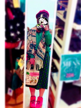 ゆったんさん（レディース・154cm）の冬コーディネート