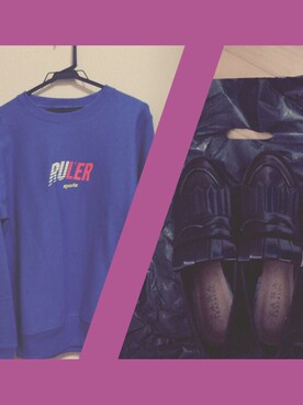 「RULER（ルーラー）のアイテム（トップス）」を使った、まいさん（レディース・149cm）の秋コーディネート