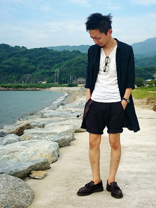 くり 無印良品のワンピースを使ったコーディネート Wear