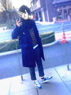 「TOPMAN（トップマン）のアイテム（ニット/セーター）」を使った、Kouさん（メンズ・160cm）の冬コーディネート
