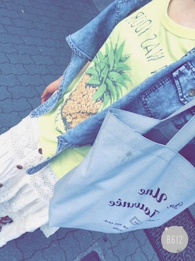 「relache（ルラシェ）のアイテム（トップス）」を使った、Shihoriさん（レディース・162cm）の夏コーディネート