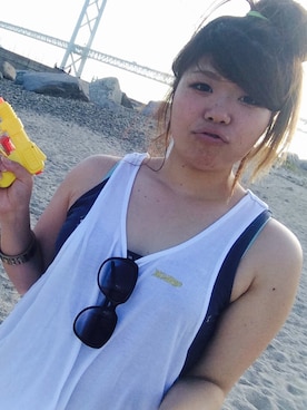 「ぽっちゃり、夏」｜「アイテム（その他）」を使った、…matsuko…さん（レディース・160cm）の夏コーディネート