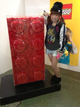 「RNA」｜「アイテム（スタジャン）」を使った、未来ちゃんさん（レディース・147cm）の秋コーディネート