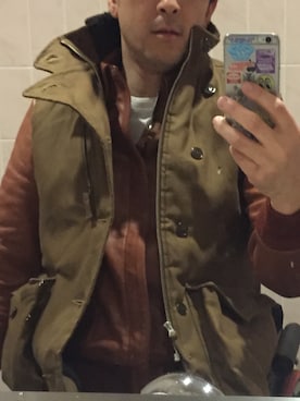 「FREEWHEELERS（フリーホイーラーズ）のアイテム（トップス）」を使った、GOさん（メンズ・179cm）の冬コーディネート