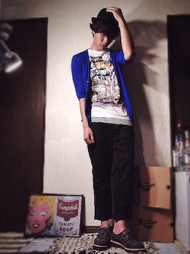 「アイテム（ジャージ）」を使った、kaakun.さん（メンズ・175cm・20代）の秋コーディネート