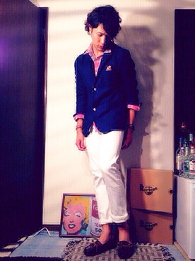 kaakun.さん（メンズ・175cm）の春コーディネート