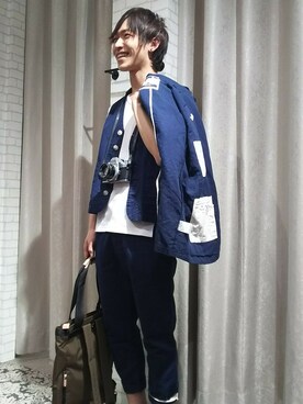 「GGD（ジージーディー）のアイテム（ジャケット/アウター）」を使った、HVCあべの店さん（メンズ・175cm）の春コーディネート