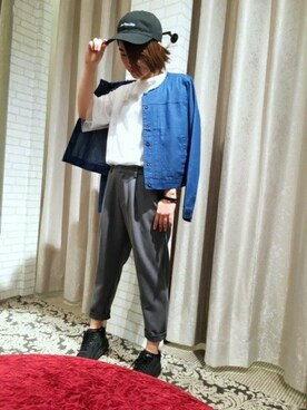 「Sala Sally（サラ　サリー）のアイテム」を使った、HVCあべの店さん（レディース・155cm）の春コーディネート