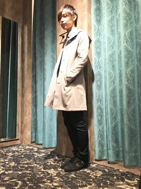 「HVC（エイチブイシー）のアイテム（トップス）」を使った、HVCあべの店さん（メンズ・175cm）の秋コーディネート