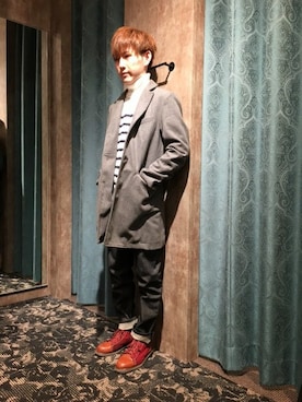 「HVC（エイチブイシー）のアイテム（ジャケット/アウター）」を使った、HVCあべの店さん（メンズ・174cm）の冬コーディネート