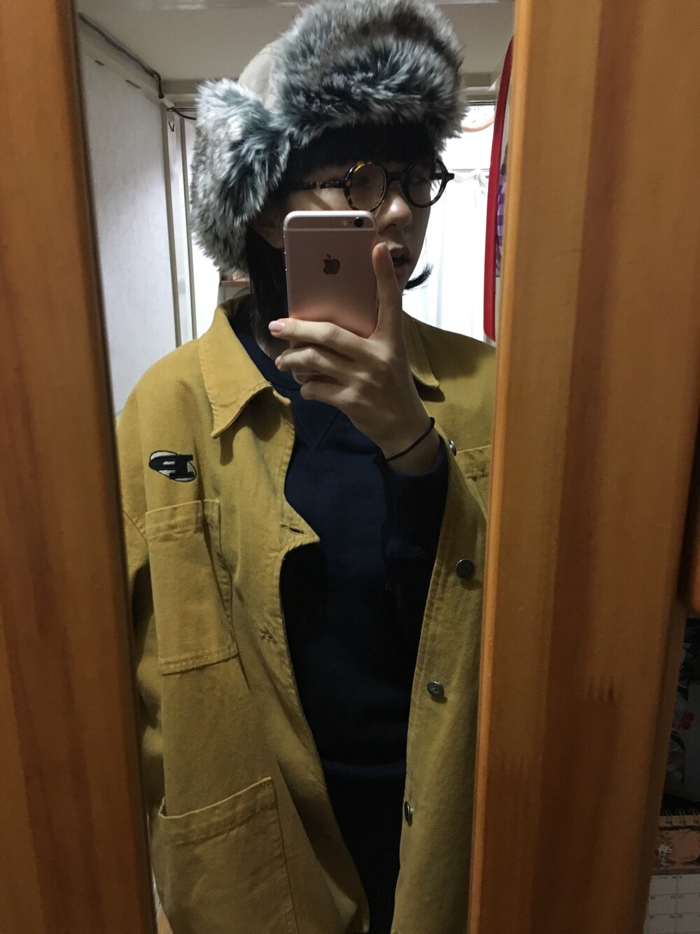 「ne-net、hat、jacket 、かわいい」｜「？のアイテム（帽子、ベージュ系）」を使った、リサさん（レディース・162cm）の秋コーディネートの1枚目の写真