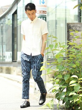 蒲原さん（メンズ・175cm）の夏コーディネート