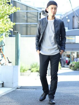 蒲原さん（メンズ・175cm）の秋コーディネート