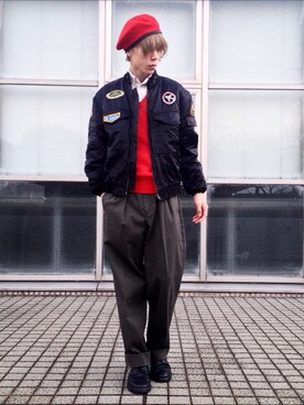 MOTEASOさん(メンズ・180cm)の冬コーディネート