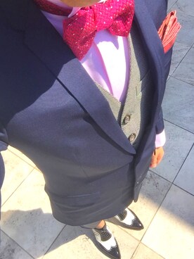 TOM FORDの蝶ネクタイを使った人気ファッションコーディネート - WEAR