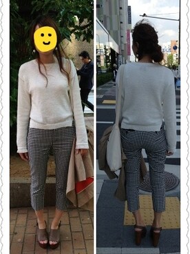 ICHIK○さん（レディース・163cm）の春コーディネート