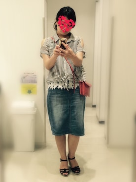 satoko.Yさん(レディース・159cm)の夏コーディネート