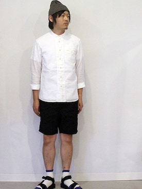 「INFIELDER DESIGN（インフィールダーデザイン）のアイテム（ニットキャップ/ビーニー）」を使った、koichiroさん（メンズ・170cm）の春コーディネート