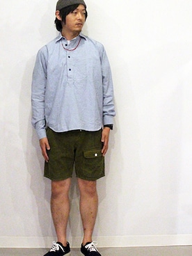 「INFIELDER DESIGN（インフィールダーデザイン）のアイテム（ニットキャップ/ビーニー）」を使った、koichiroさん（メンズ・170cm）の春コーディネート