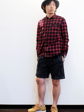 「アイテム（スニーカー、その他）」を使った、koichiroさん（メンズ・170cm）の春コーディネート