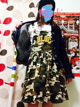 「BLOC（ブロック）のアイテム（ワンピース/ドレス）」を使った、Minamiさん（キッズ・155cm）の冬コーディネート