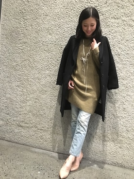 「RUPERT SANDERSON（ルパートサンダーソン）のアイテム」を使った、kumonさん（レディース・163cm）の冬コーディネート