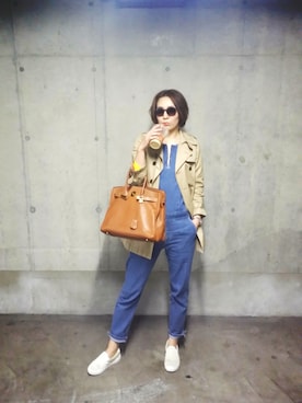 「RHRB（アールエイチアールビー）のアイテム」を使った、chicoさん（レディース・158cm）の春コーディネート