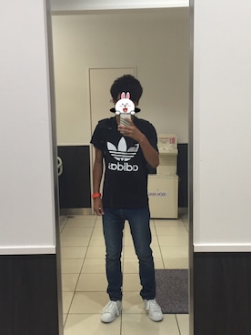 「スキニージーンズ」｜はるとさん（メンズ・170cm・10代）の夏コーディネート