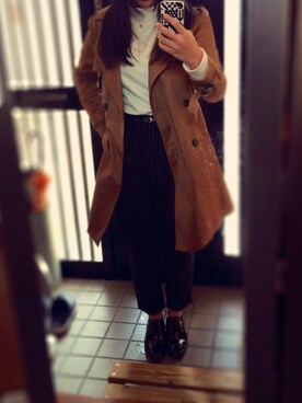 rinさん（レディース・157cm）の冬コーディネート