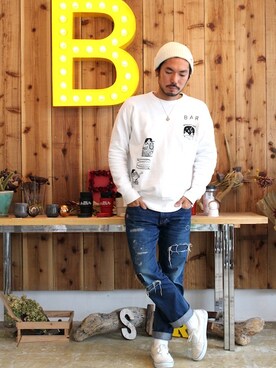 fumioさん（メンズ・168cm）の冬コーディネート