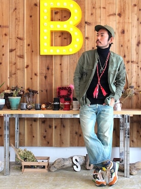 fumioさん（メンズ・168cm）の冬コーディネート