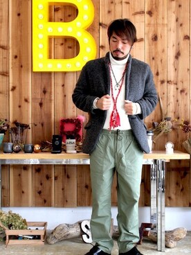 fumioさん（メンズ・168cm）の冬コーディネート