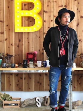 fumioさん（メンズ・168cm）の冬コーディネート