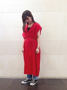 我妻さん（レディース・160cm）の冬コーディネート